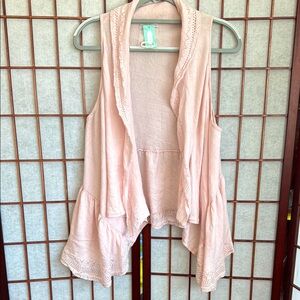 NWT Maurices Sleeveless Open Front Cardigan, size 0